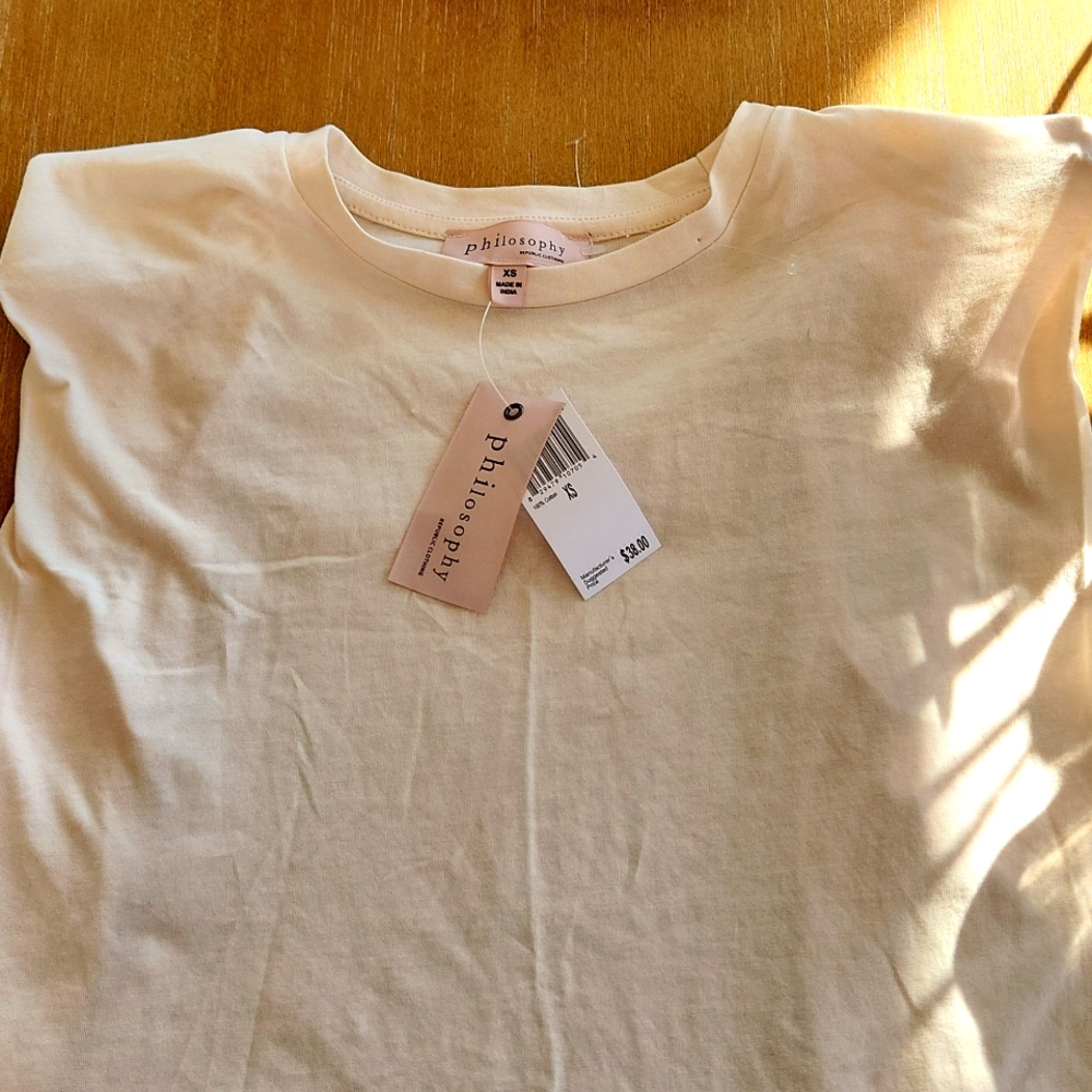 NWT PHILOSOPHY COTTON TEE